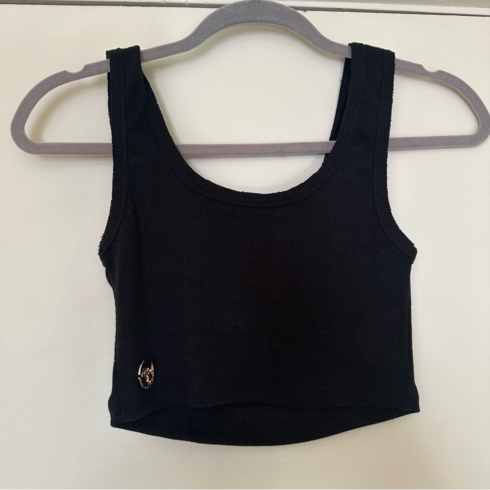 Ribbed cropped tank
